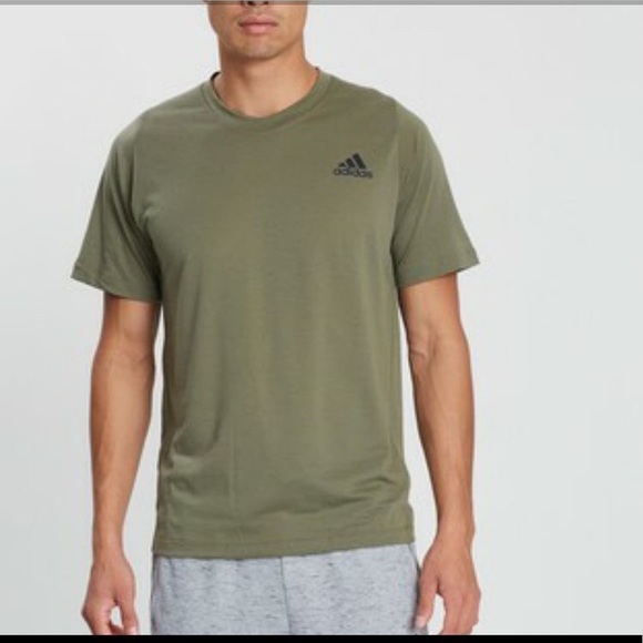 olive green adidas shirt